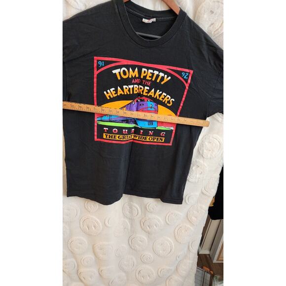 VINTAGE RARE Tom Petty And The Heartbreakers Concert Tee XL Great Wide Open Tour - Picture 3 of 9